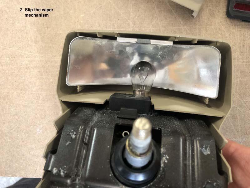 S124 Third brake light cover (Mercedes 1248200656) — view 8