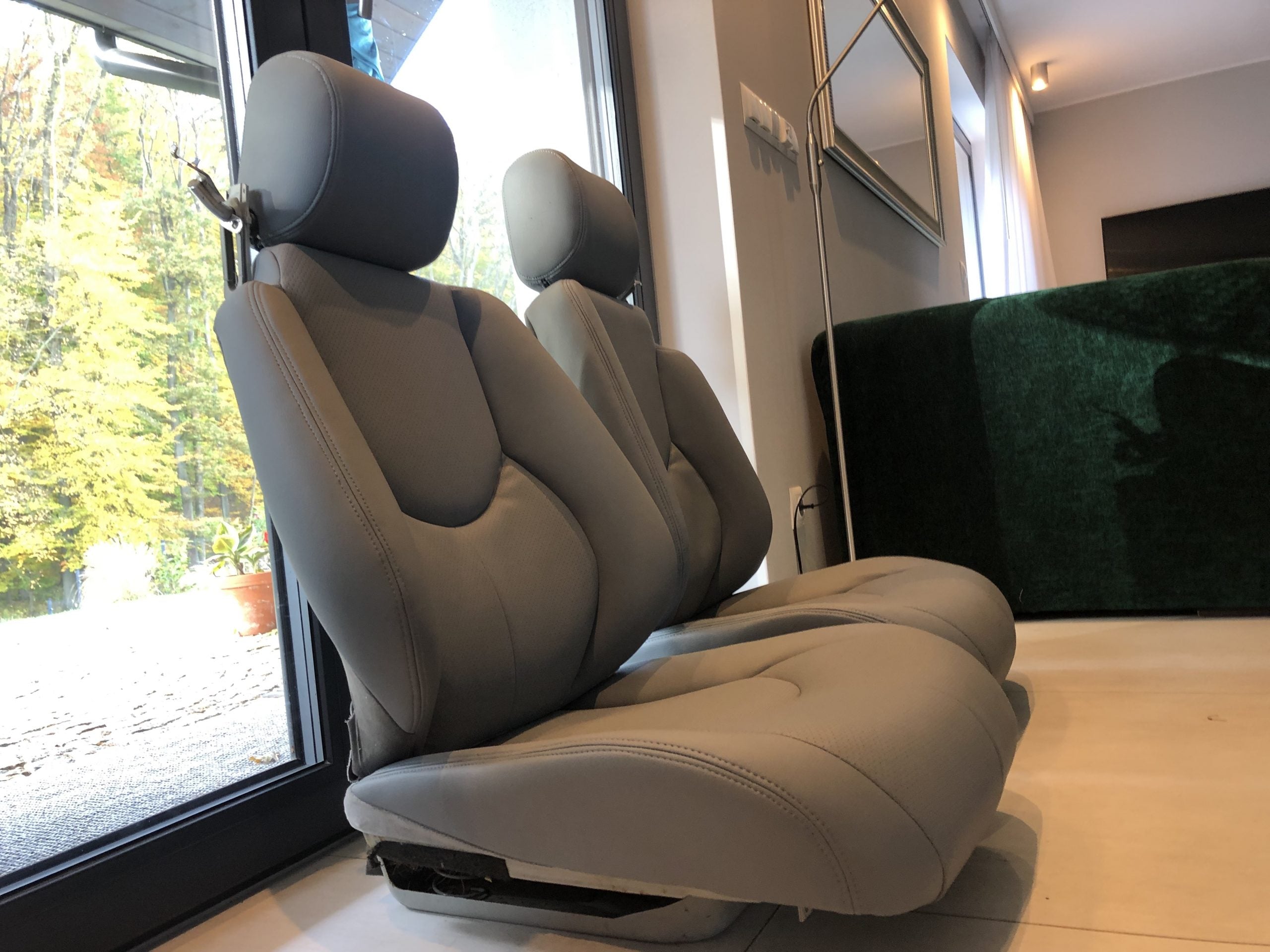 Eco Leather Seat Covers Set for Mercedes SL R129 Facelift — view 16