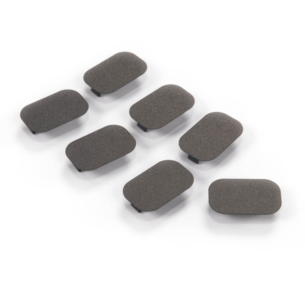 Jaguar S-TYPE Windscreen Scuttle Panel Screw Cover Cap Set of 7 Black XR82652 — view 2