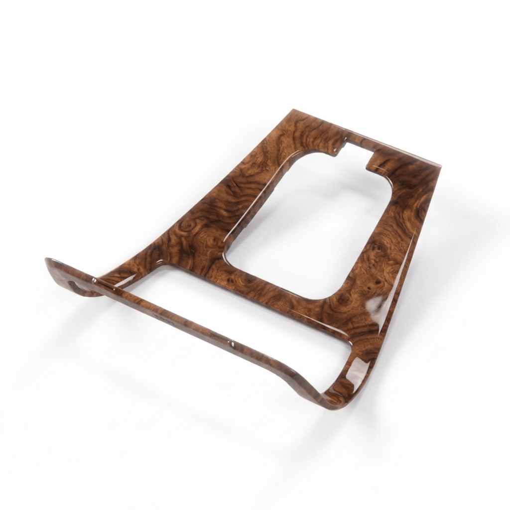 Jaguar XJ40 Wooden Center Console Panel Frame 2 Wood Types JLM10472 — view 2