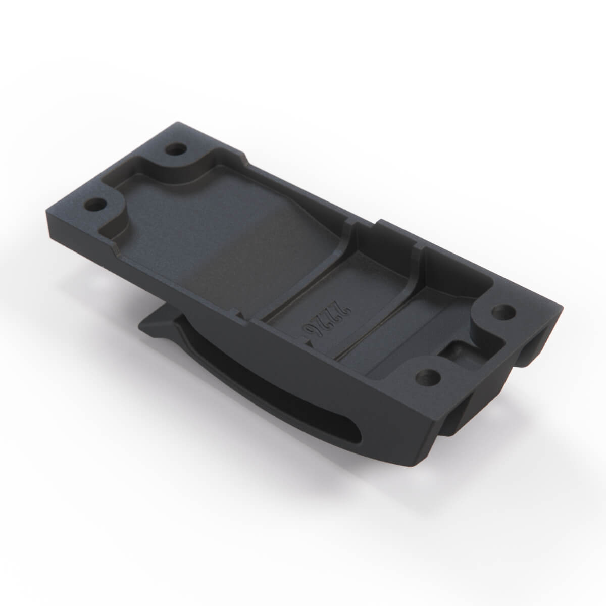 Jaguar XJ40 XJ6 XJ12 Front Bumper Support Bracket Black HMB6454AA — view 3