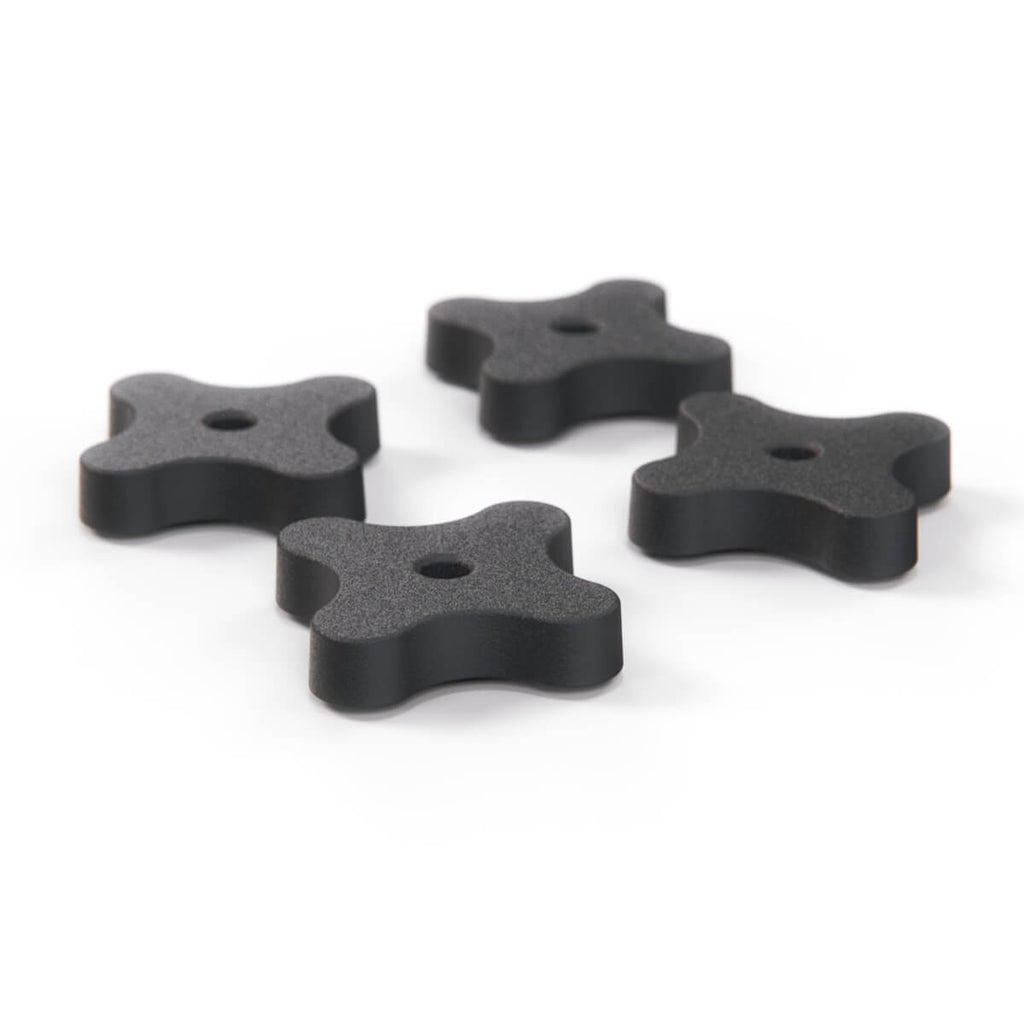 Jaguar XJ40 XJ6 XJ12 Rear Light Bulb Access Cover Panel Nut Set of 4 Black BBC1614 — view 3