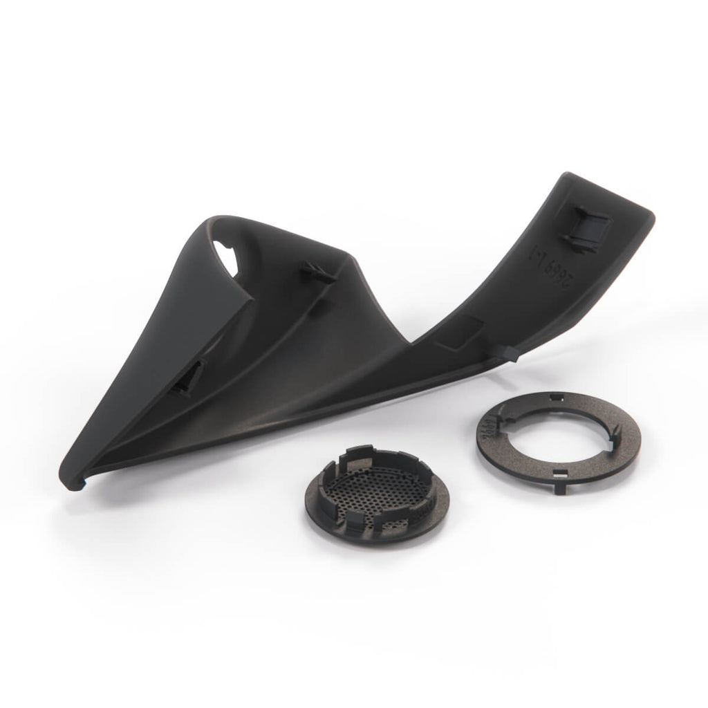 Jaguar X150 XK XKR Inner Mirror Cover Trim with Door Tweeter Black Left or Right — view 4