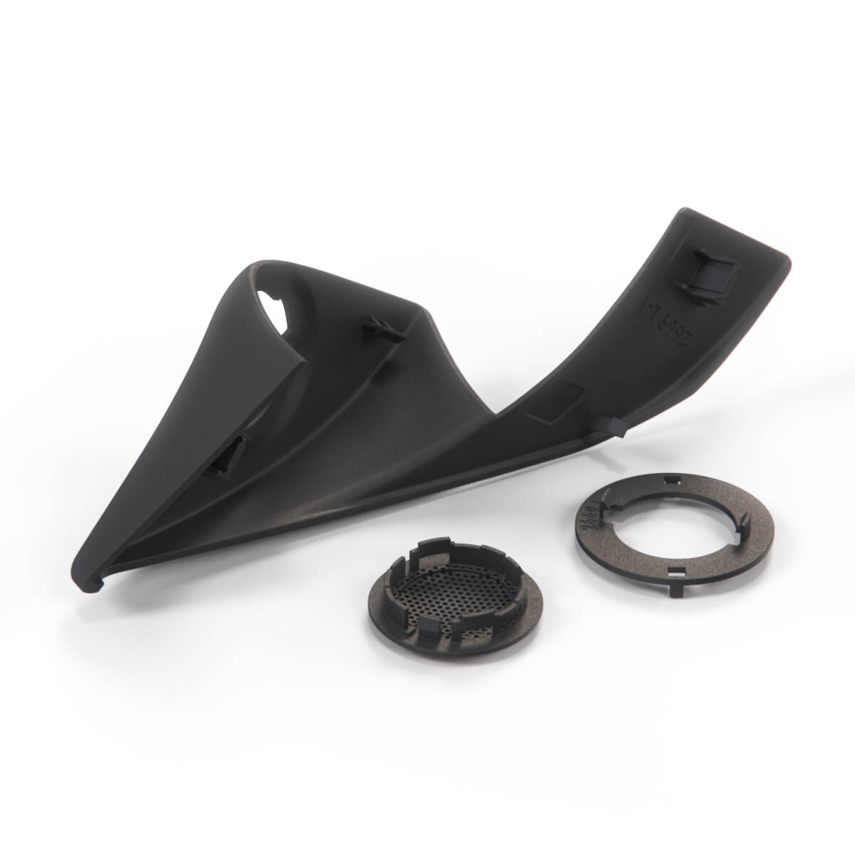 Jaguar X150 XK XKR Inner Mirror Cover Trim with Door Tweeter Black Left or Right — view 4