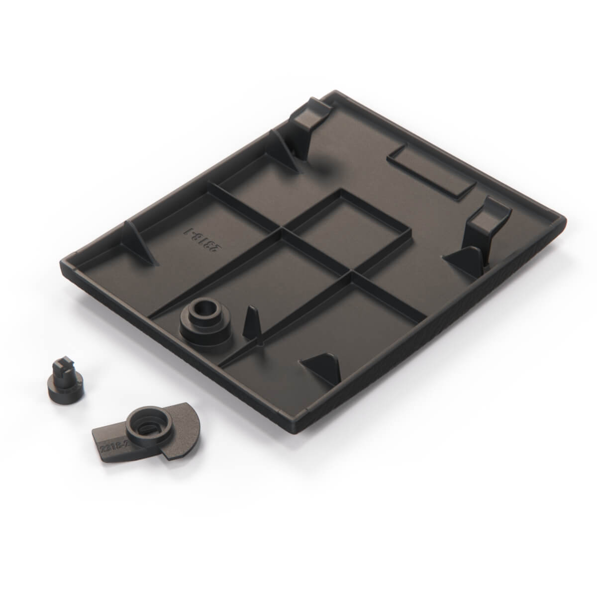 Lancia Delta Hf Integrale Evo Fuse Box Cover Flap Black (176834760) — view 3