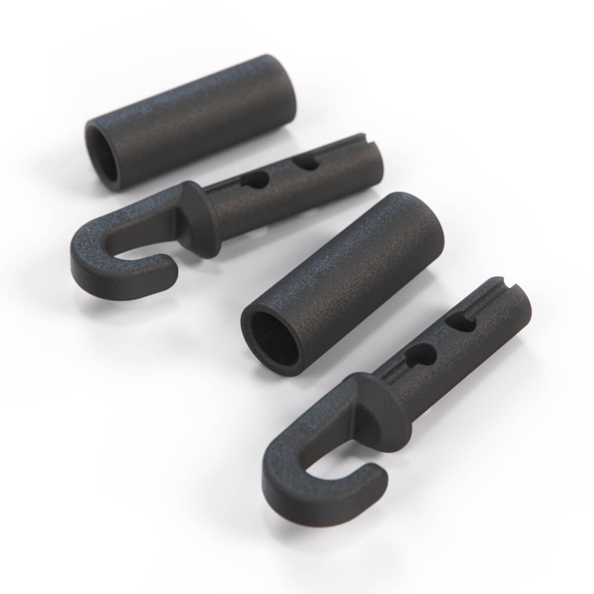 Lancia Delta Hf Integrale Evo Parcel Shelf Strap Hook Set of 2 Black (82382083) — view 2