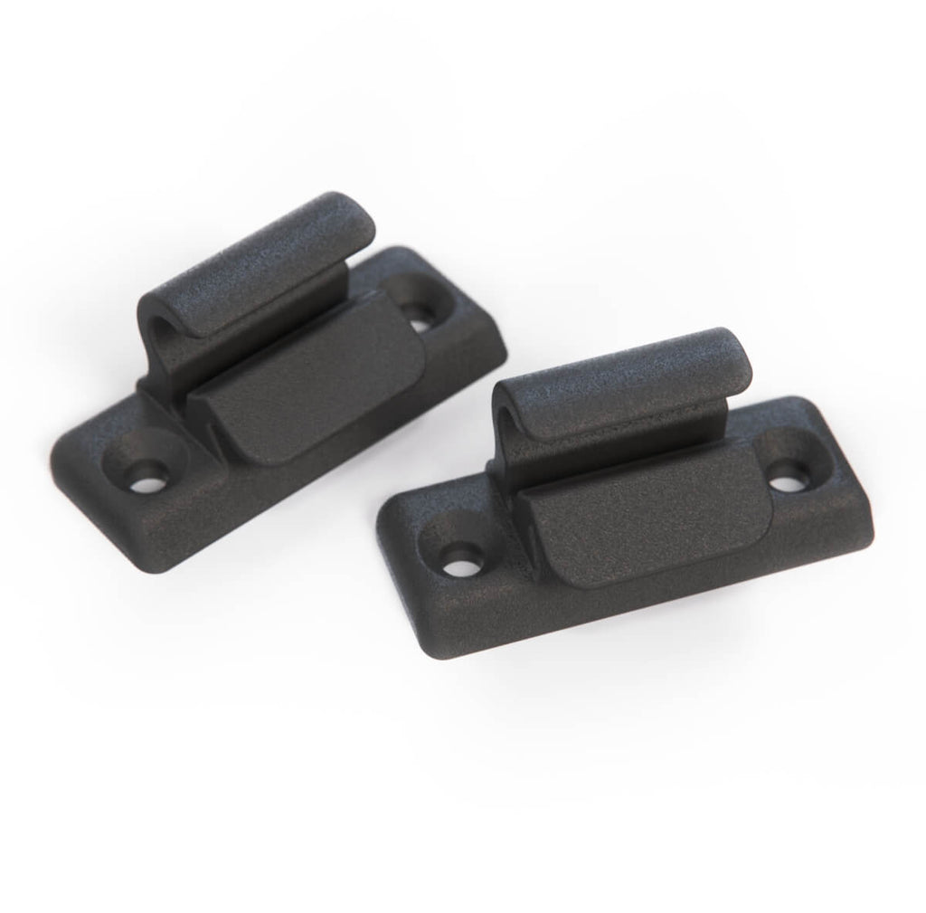 Lancia Delta Hf Integrale Evo Sun Visor Hook Clip Set of 2 Black (82376238) — view 2