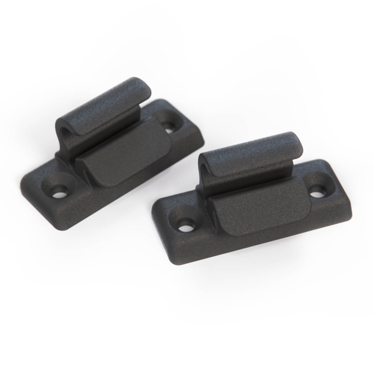 Lancia Delta Hf Integrale Evo Sun Visor Hook Clip Set of 2 Black (82376238) — view 2