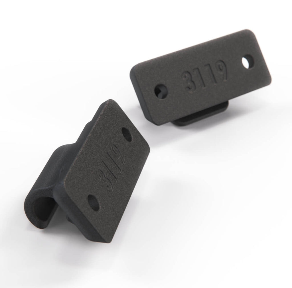 Lancia Delta Hf Integrale Evo Sun Visor Hook Clip Set of 2 Black (82376238) — view 4