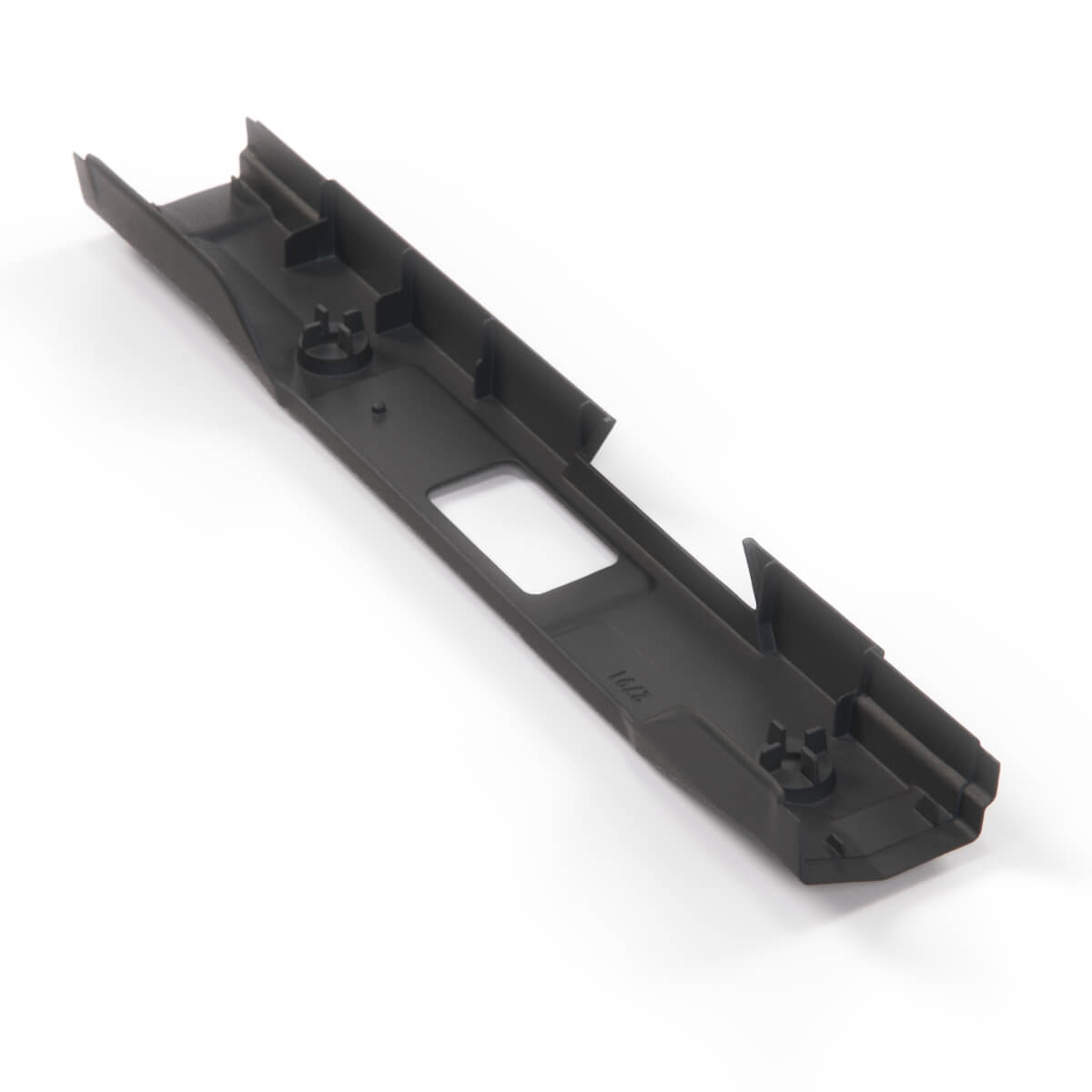 Mercedes-Benz Convertible Roof Center Compartment Trim Black (A1247500125) — view 4