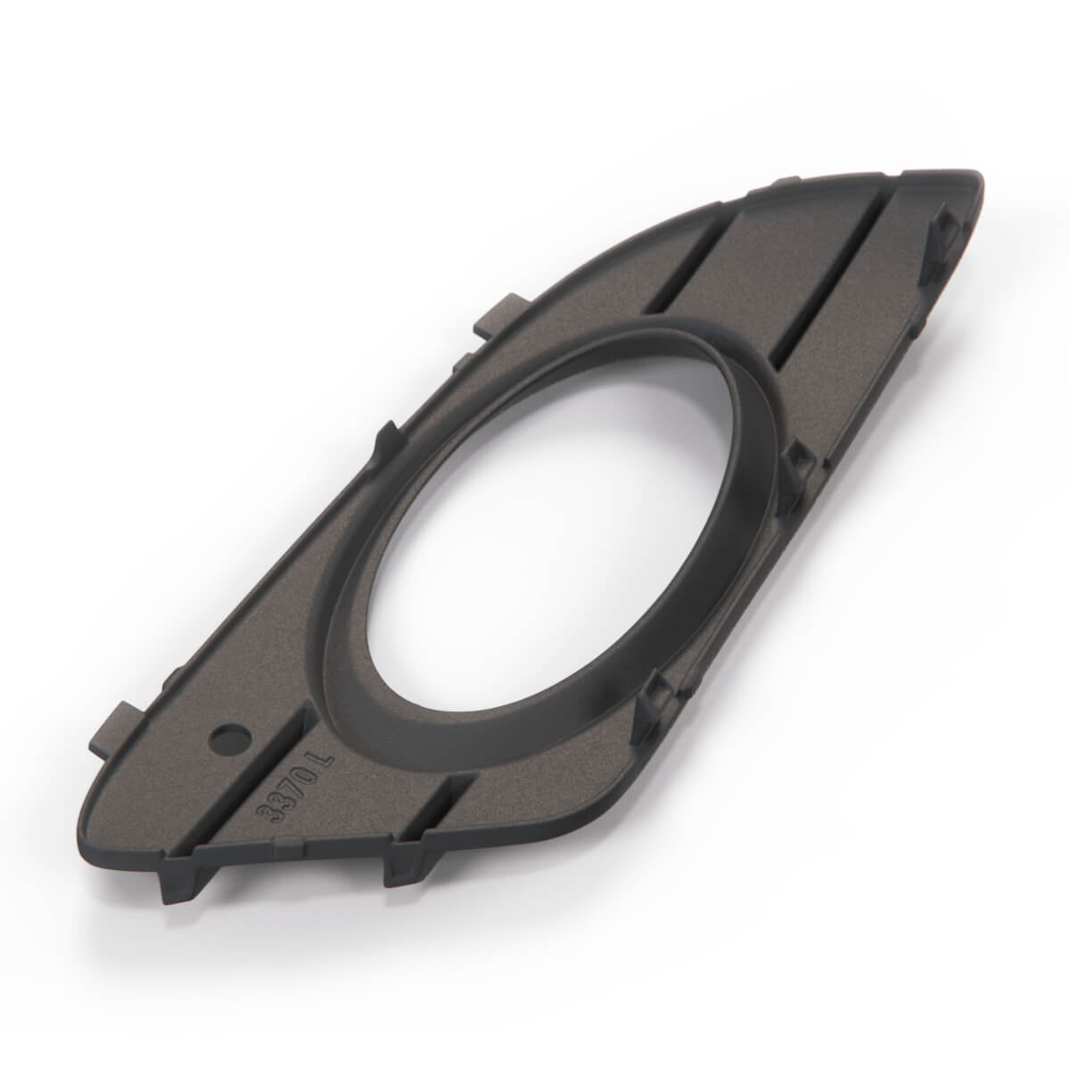 Mercedes-Benz W209 CLK Front Bumper Fog Light Grille Cover Trim Black Left or Right — view 3