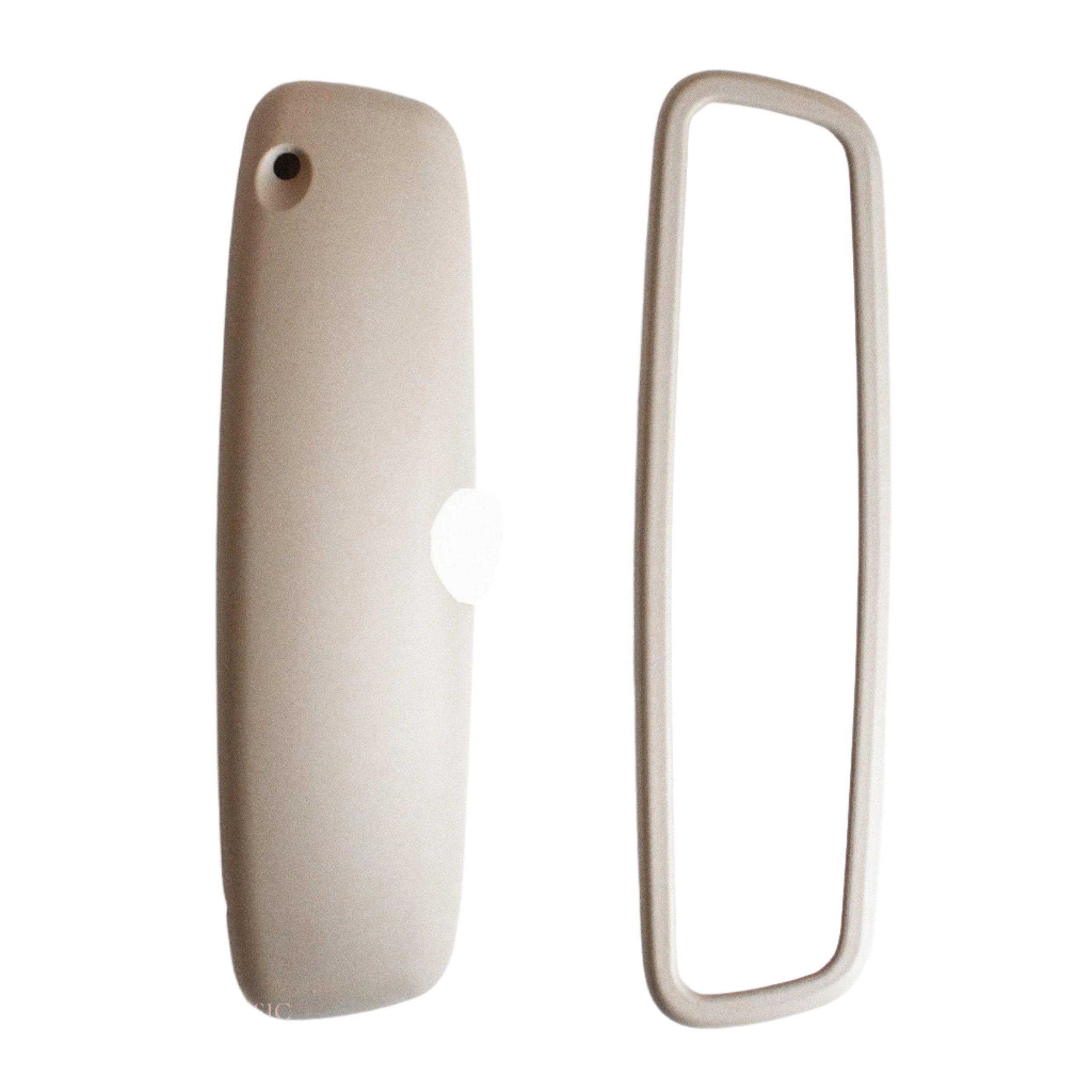 Mercedes-Benz R129 A124 Rear-view Mirror Cover (ver. w/ buttons) - Complete (Frame & Shell) Version B — view 3