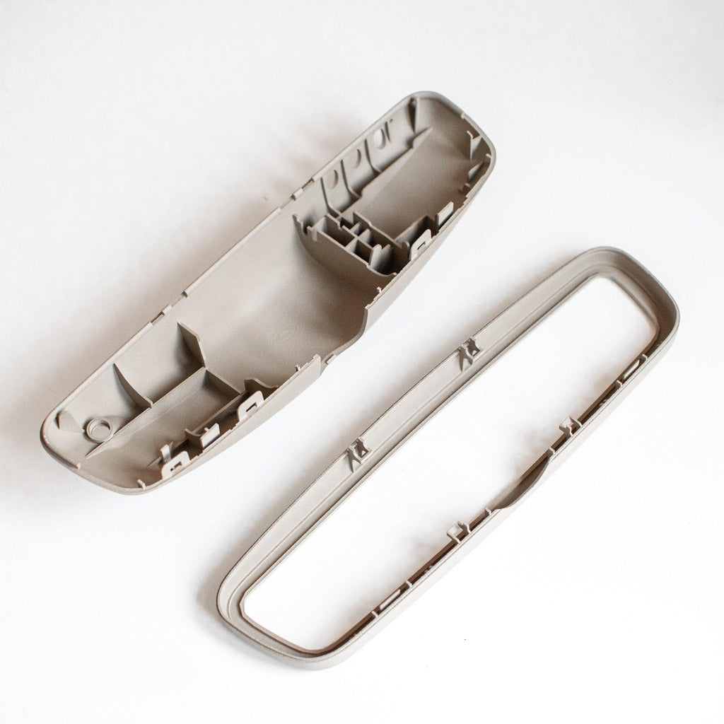 Mercedes-Benz R129 A124 Rear-view Mirror Cover (ver. w/ buttons) - Complete (Frame & Shell) Version B — view 4