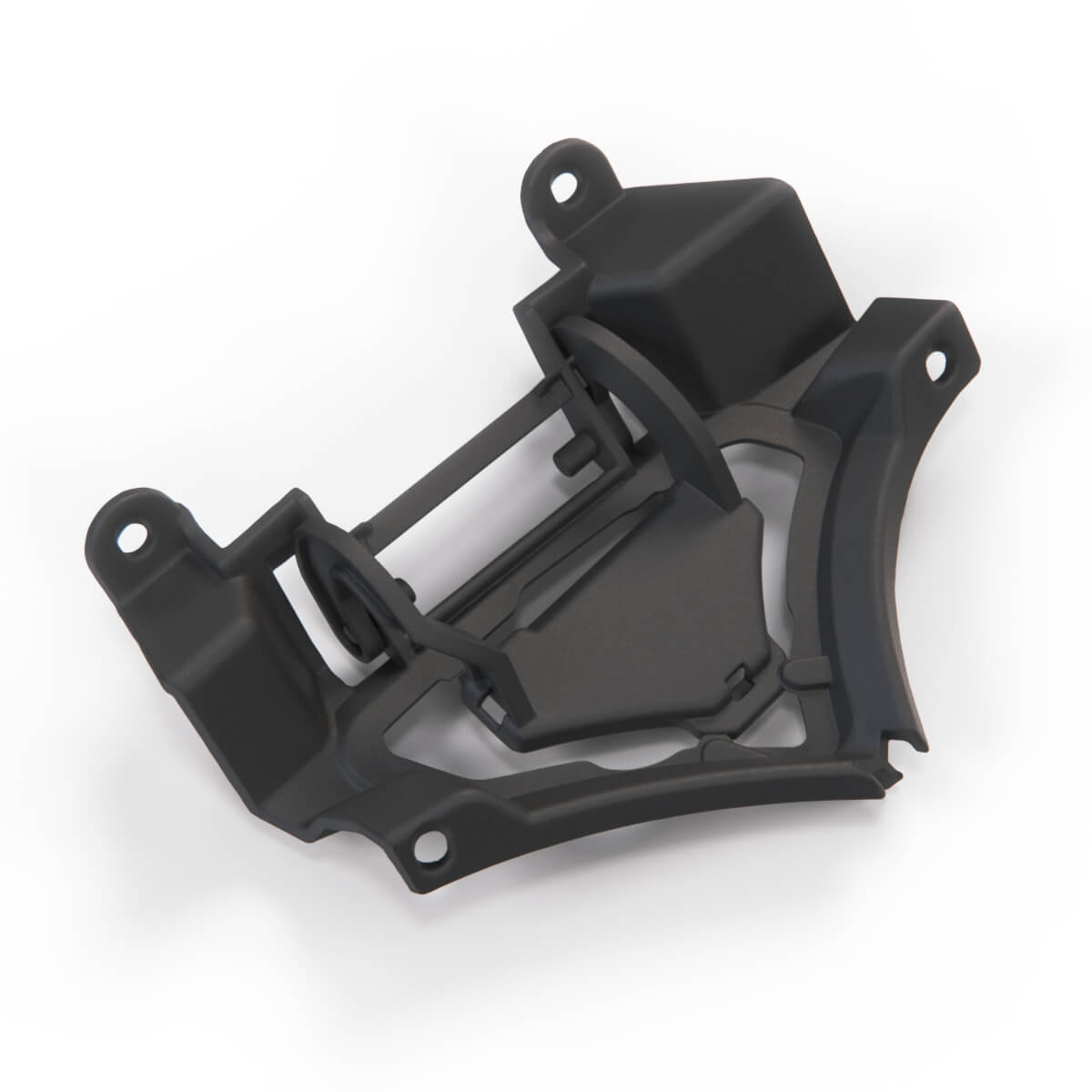 Mercedes-Benz R230 SL Headlight Washer Cover Bracket Black Left or Right — view 4