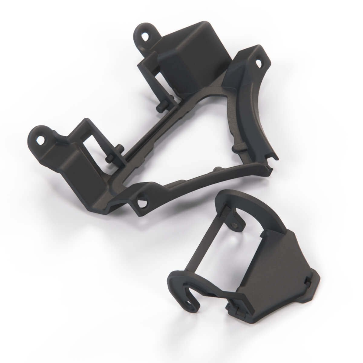 Mercedes-Benz R230 SL Headlight Washer Cover Bracket Black Left or Right