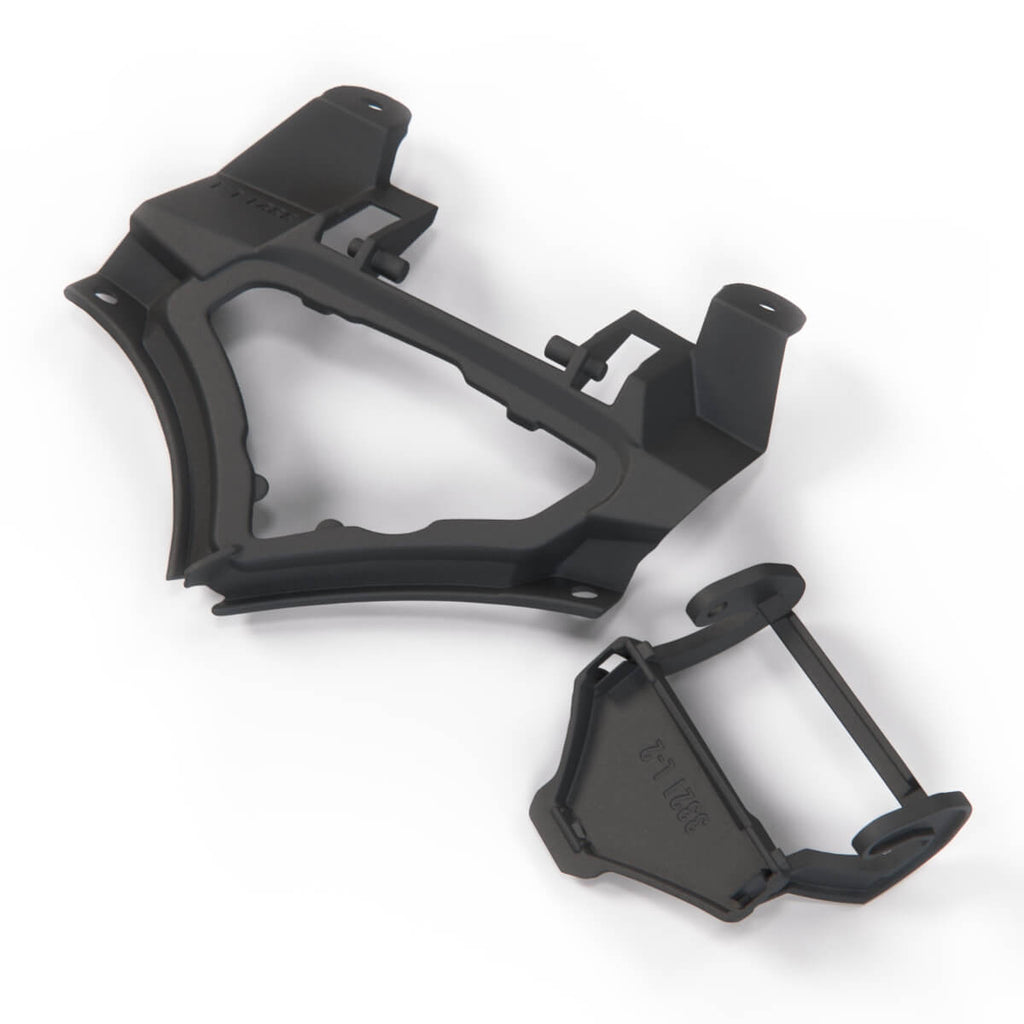 Mercedes-Benz R230 SL Headlight Washer Cover Bracket Black Left or Right — view 2