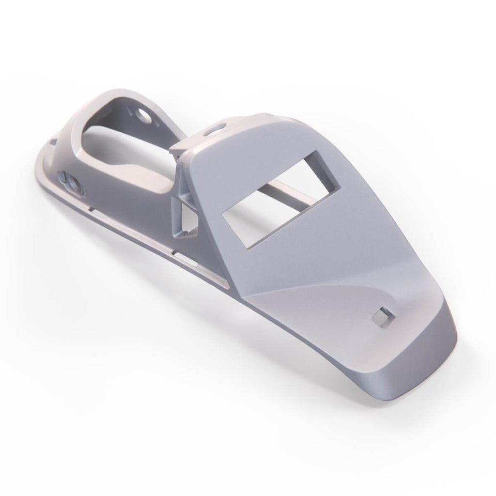 Mercedes-Benz R230 W215 SL Cl Front Seat Button Belt Cover Base Frame Silver Left or Right — view 3