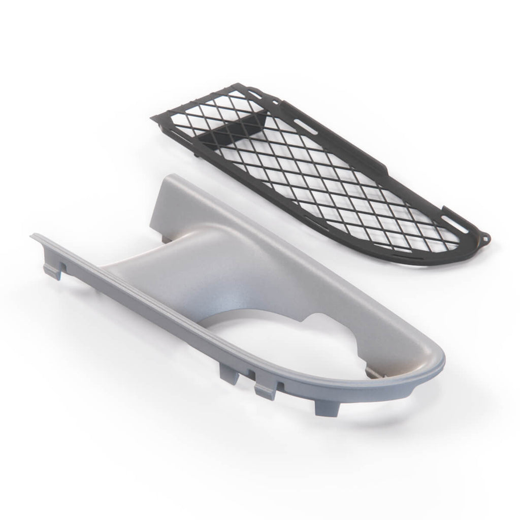 Mercedes-Benz R170 SLK AMG Front Bumper Grille Trim Primed + + Left or Right — view 2