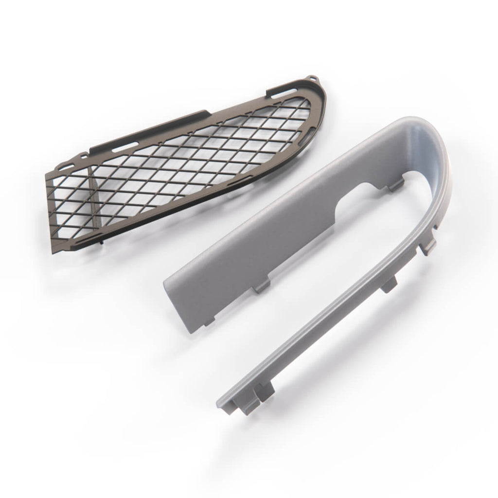 Mercedes-Benz R170 SLK Front Bumper Grille Trim Primed + + Left or Right — view 2