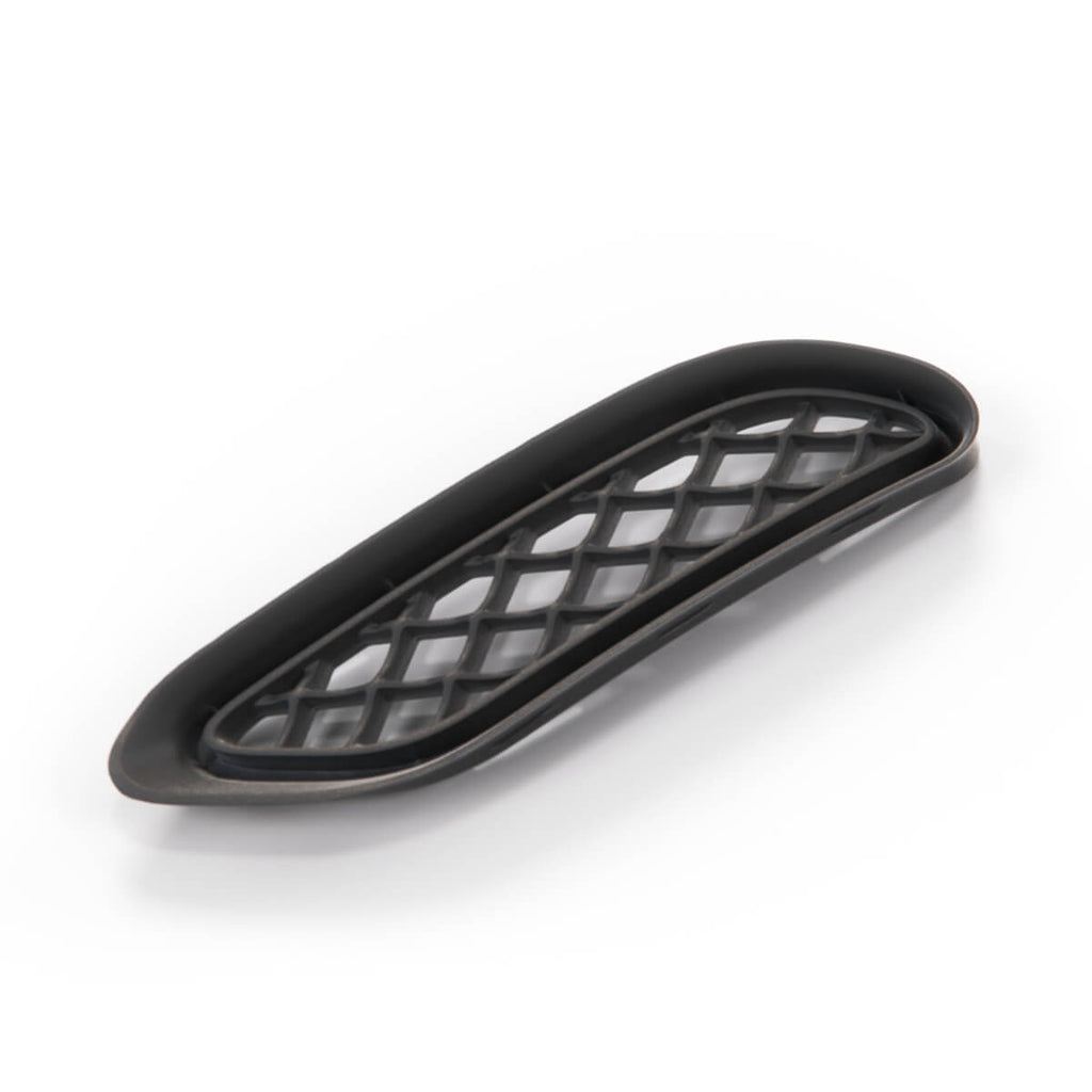 Mercedes-Benz W197 Sls Front Bumper Lower Grille Trim Black Left or Right — view 2
