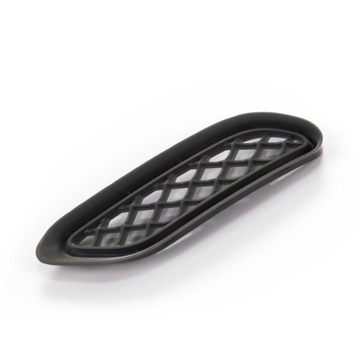 Mercedes-Benz W197 Sls Front Bumper Lower Grille Trim Black Left or Right — view 2