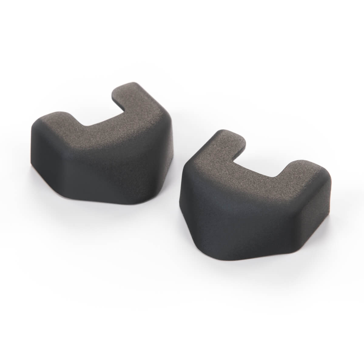 Mercedes-Benz W107 Front Seat Rail Cover Cap Set of 2 Black (A1079190120) — view 2