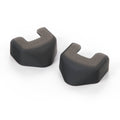Mercedes-Benz W107 Front Seat Rail Cover Cap Set of 2 Black (A1079190120)