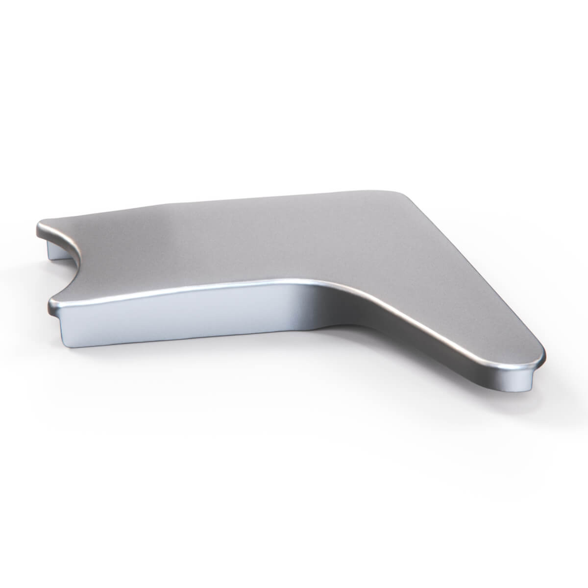 Mercedes-Benz W107 Front Seat Side Cover Trim Chrome Left or Right — view 2
