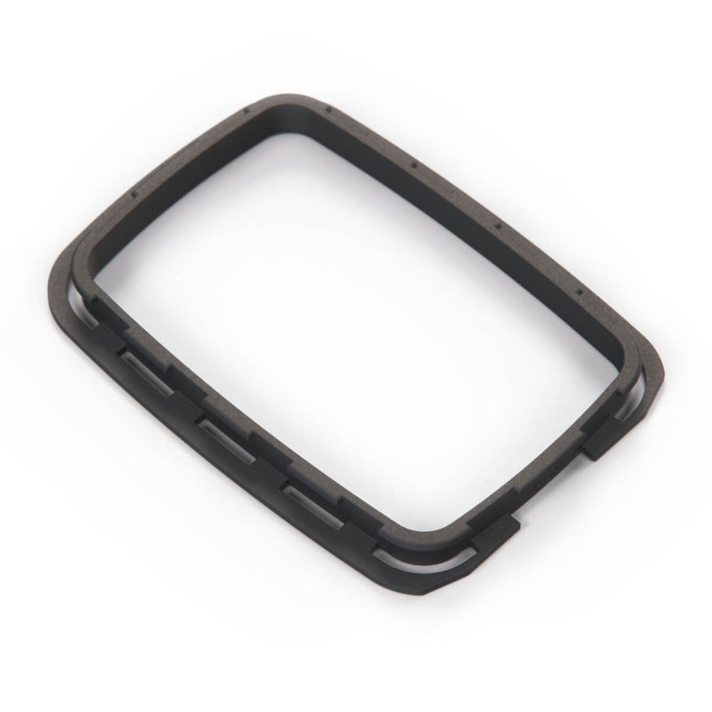 Mercedes-Benz W107 W109 W114 Shifter Panel Plastic Frame Black (A1232670197) — view 2