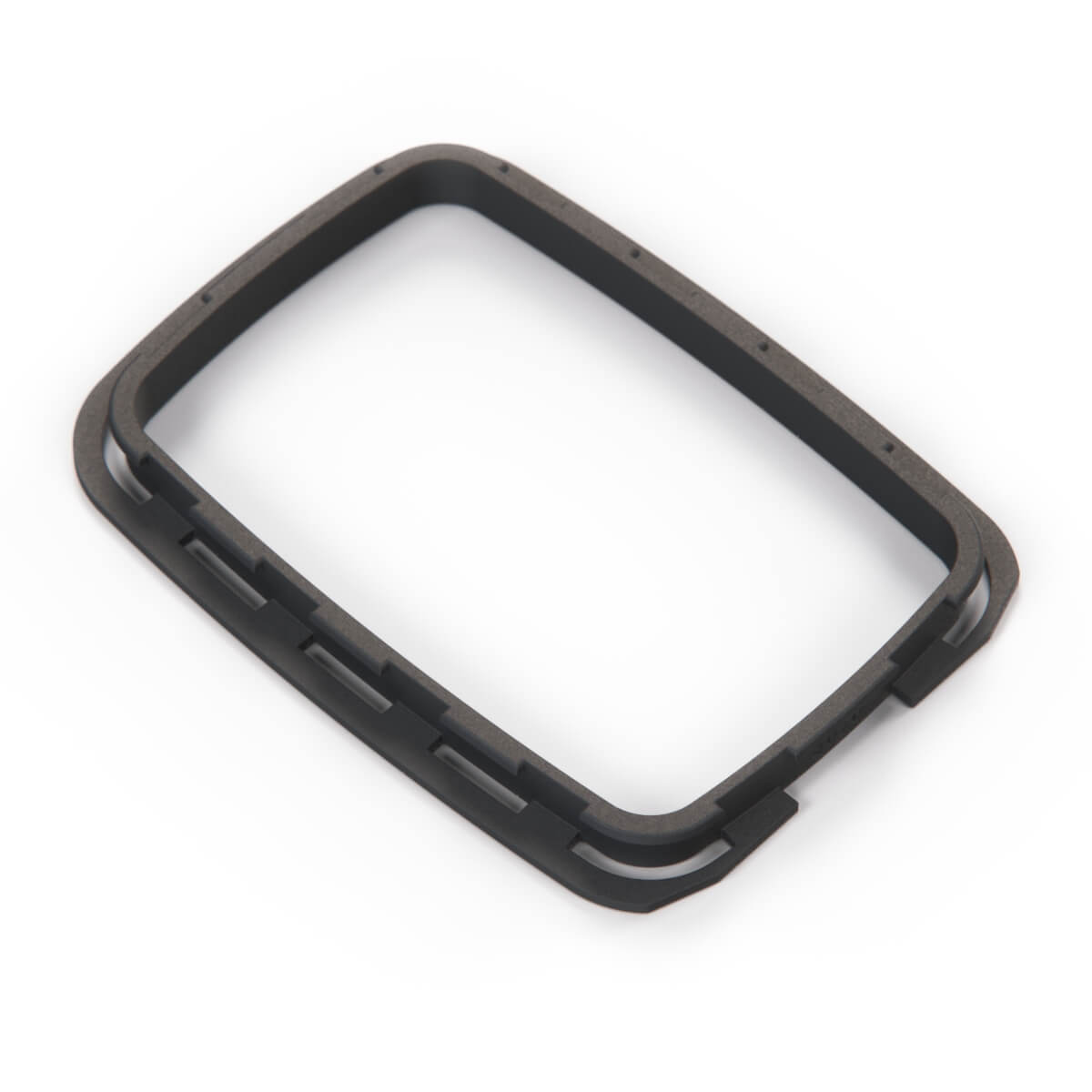 Mercedes-Benz W107 W109 W114 Shifter Panel Plastic Frame Black (A1232670197) — view 2