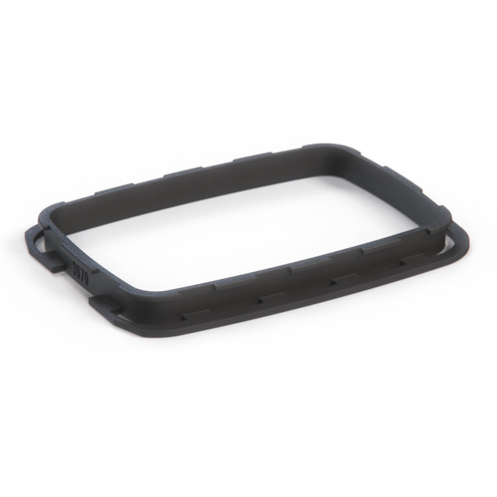 Mercedes-Benz W107 W109 W114 Shifter Panel Plastic Frame Black (A1232670197) — view 3