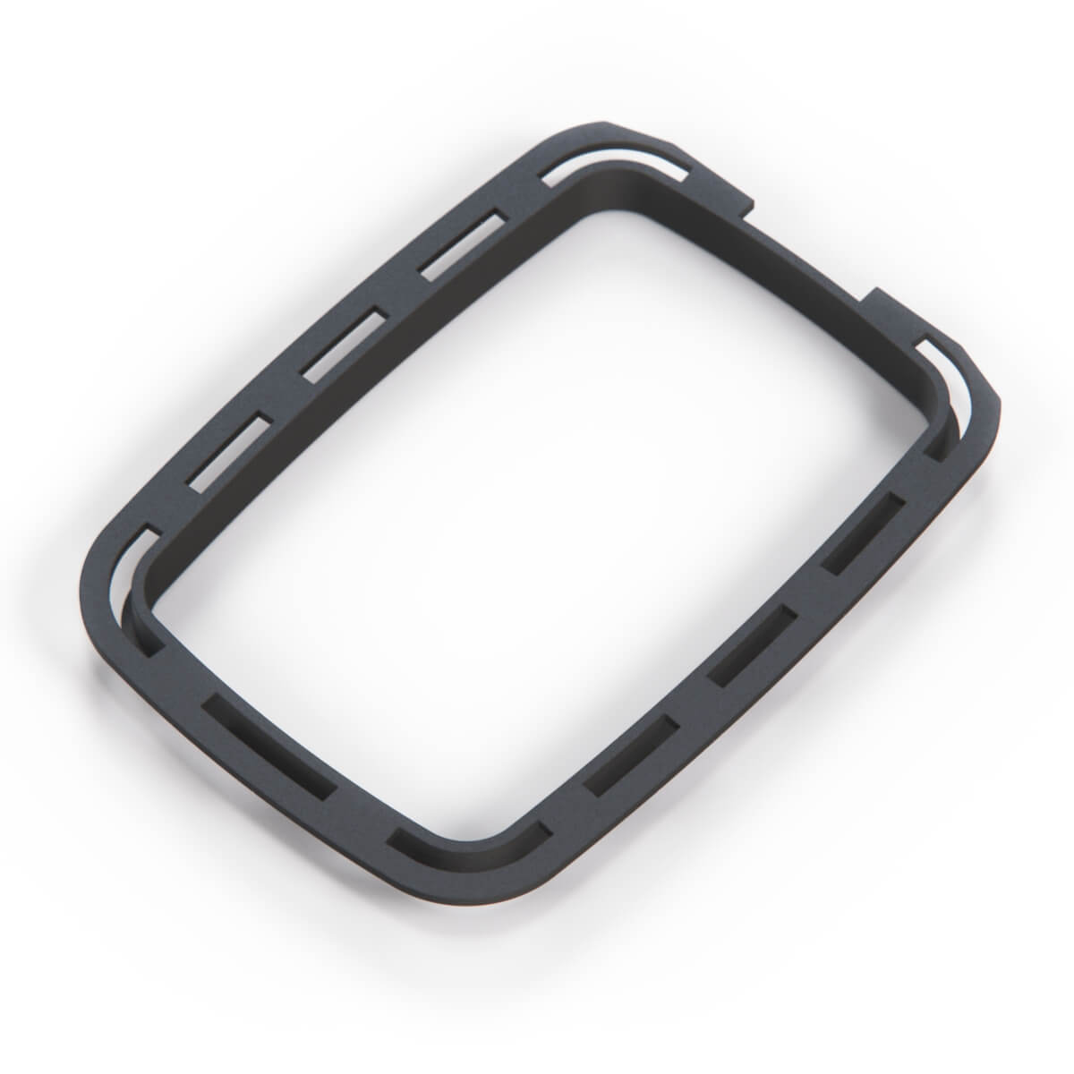 Mercedes-Benz W107 W109 W114 Shifter Panel Plastic Frame Black (A1232670197) — view 4