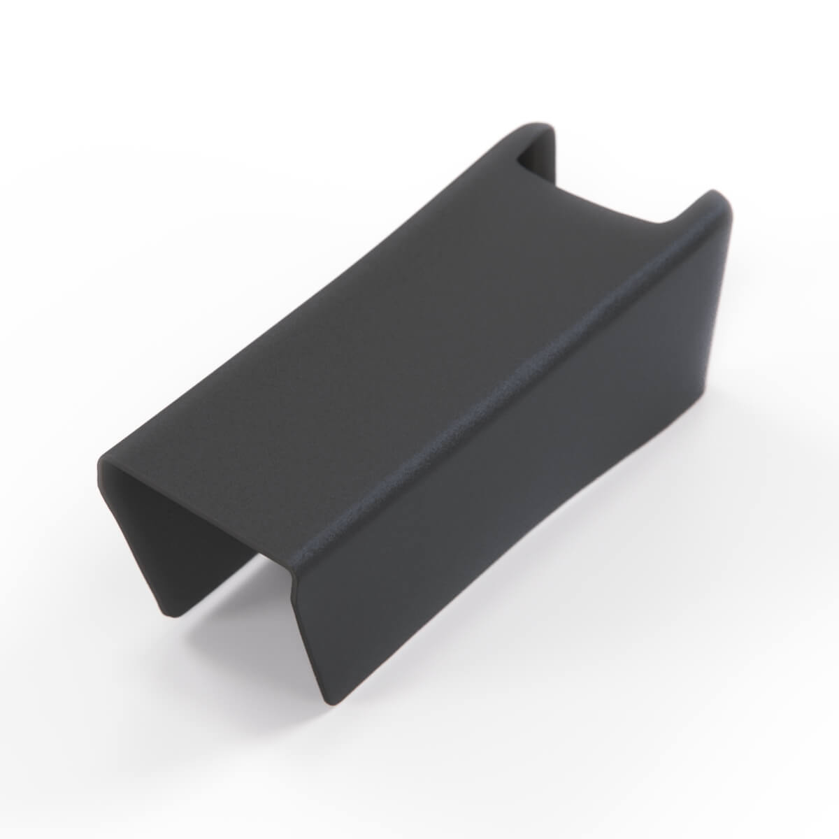 Mercedes-Benz W108 W109 W111 Outside Seat Rail Cover Black Left or Right — view 2