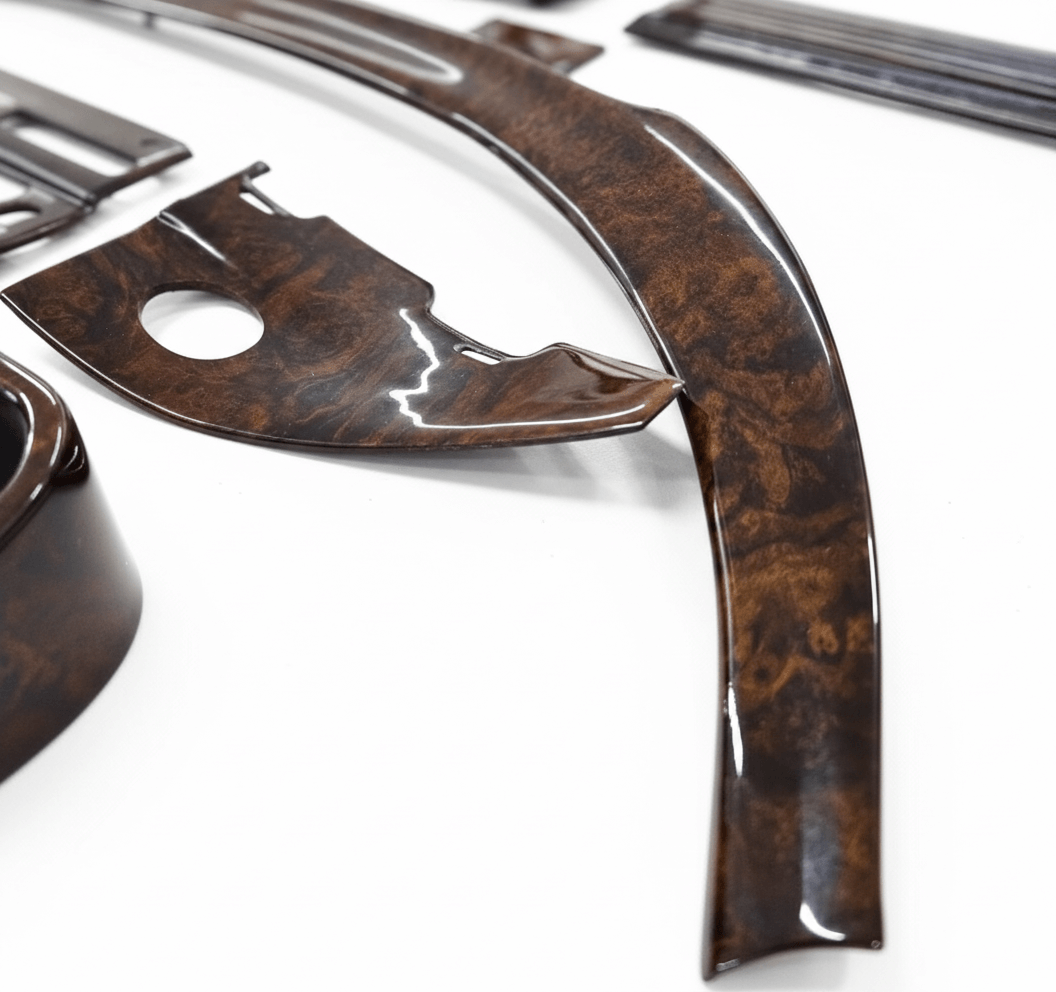 Mercedes-Benz W112 Full Interior Complete Wooden Trims Set 4 Wood Types — view 2