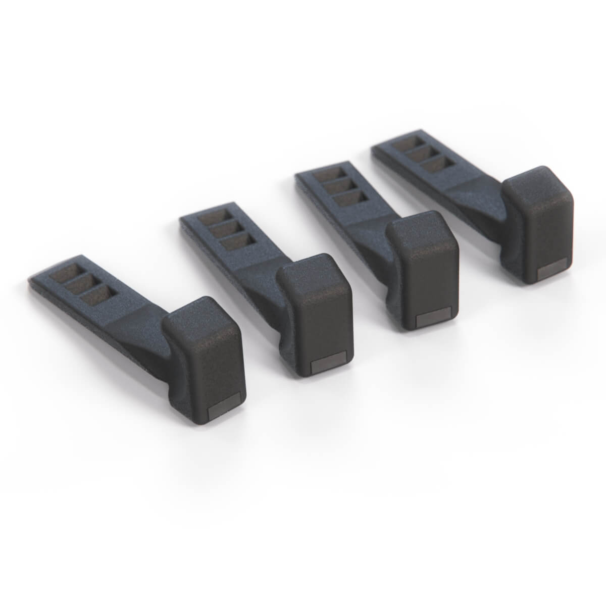 Mercedes-Benz W116 Heater Panel Knob Set of 4 Black (A1168330140) — view 2
