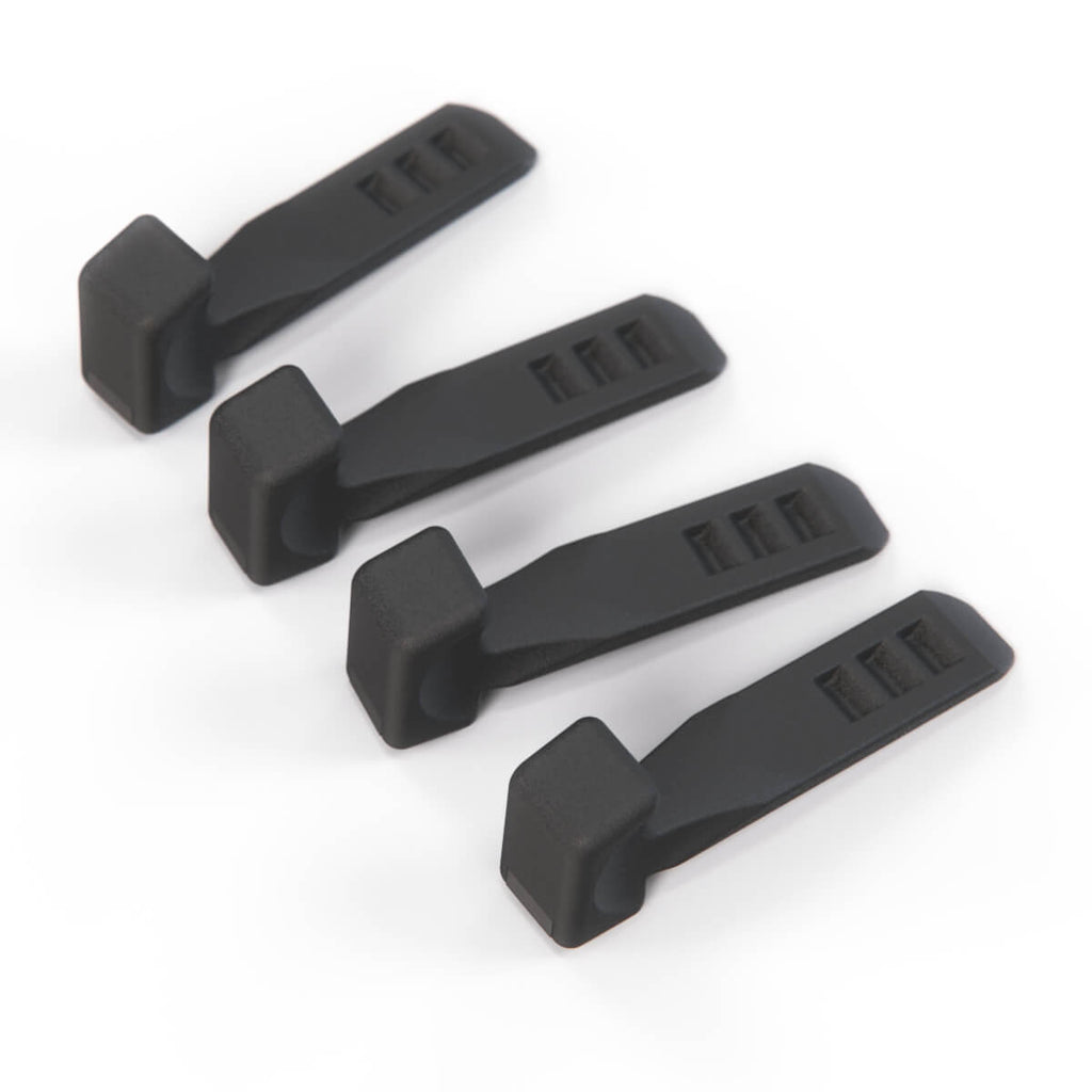 Mercedes-Benz W116 Heater Panel Knob Set of 4 Black (A1168330140) — view 3