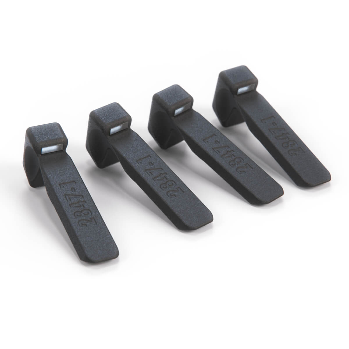 Mercedes-Benz W116 Heater Panel Knob Set of 4 Black (A1168330140) — view 5