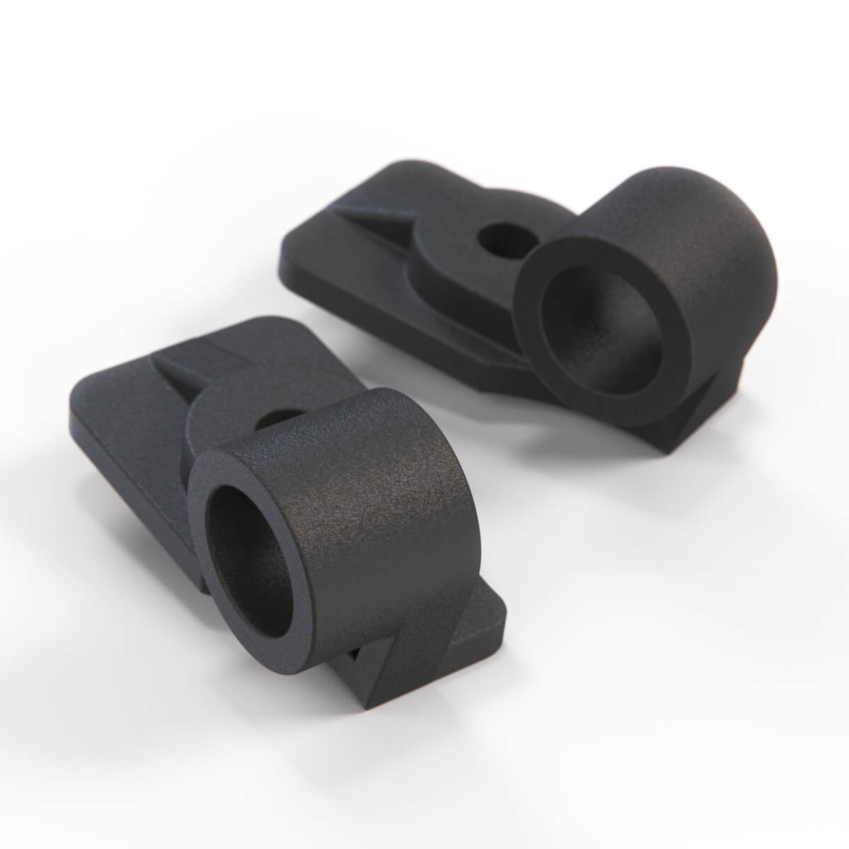 Mercedes-Benz W123 Accelerator Pedal Bearing Holder Set of 2 Black (A1233010118) — view 4