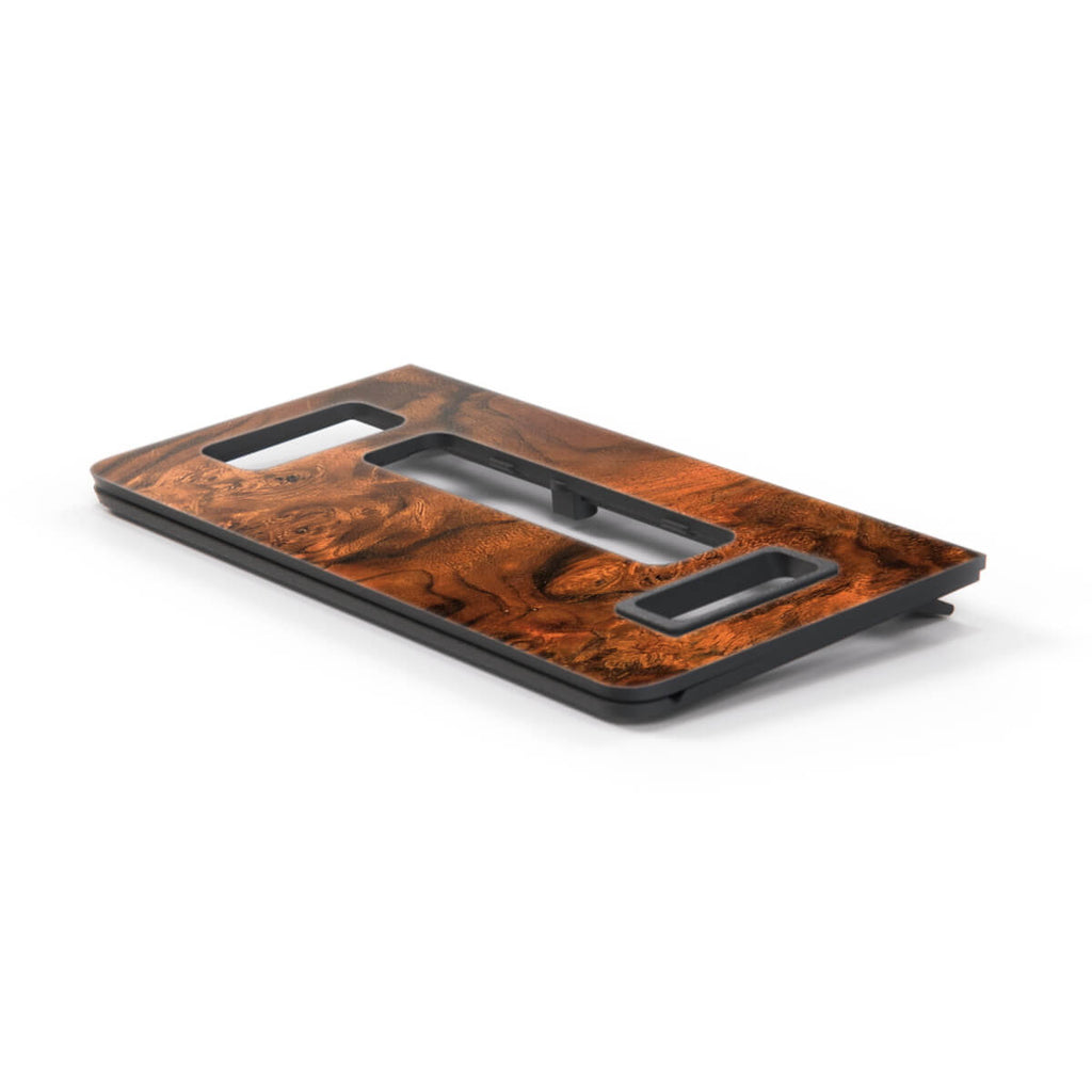 Mercedes-Benz W123 Climate Control Wooden Panel Trim Zebrano Walnut — view 4