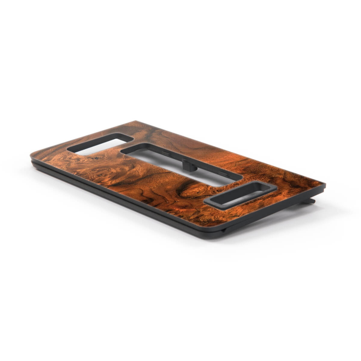 Mercedes-Benz W123 Climate Control Wooden Panel Trim Zebrano Walnut — view 4