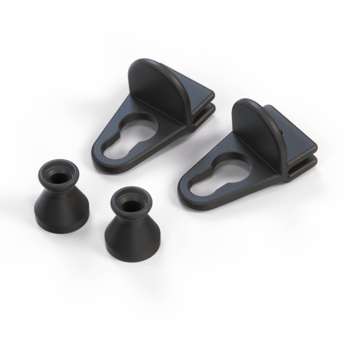 Mercedes-Benz W123 Rear Window Sun Shade Hook Set Repair Kit All Colours