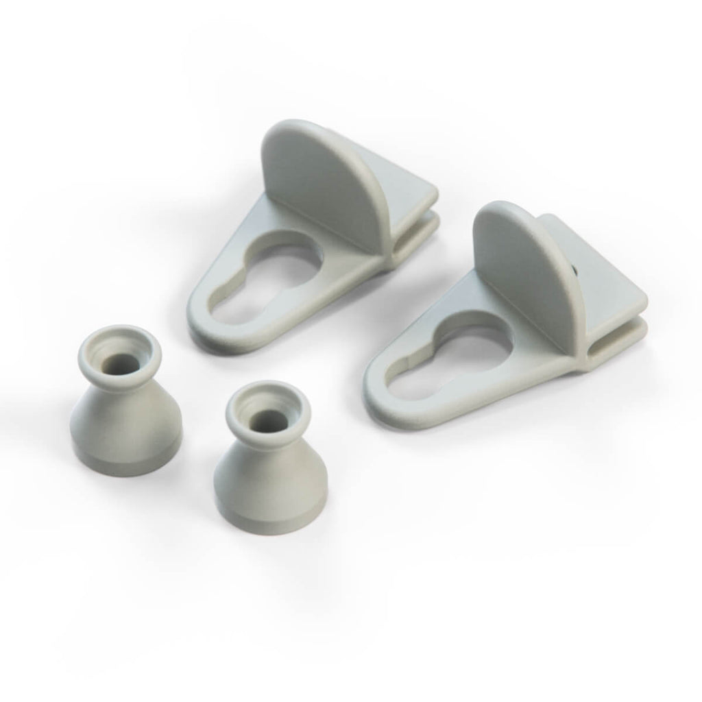 Mercedes-Benz W123 Rear Window Sun Shade Hook Set Repair Kit All Colours — view 3