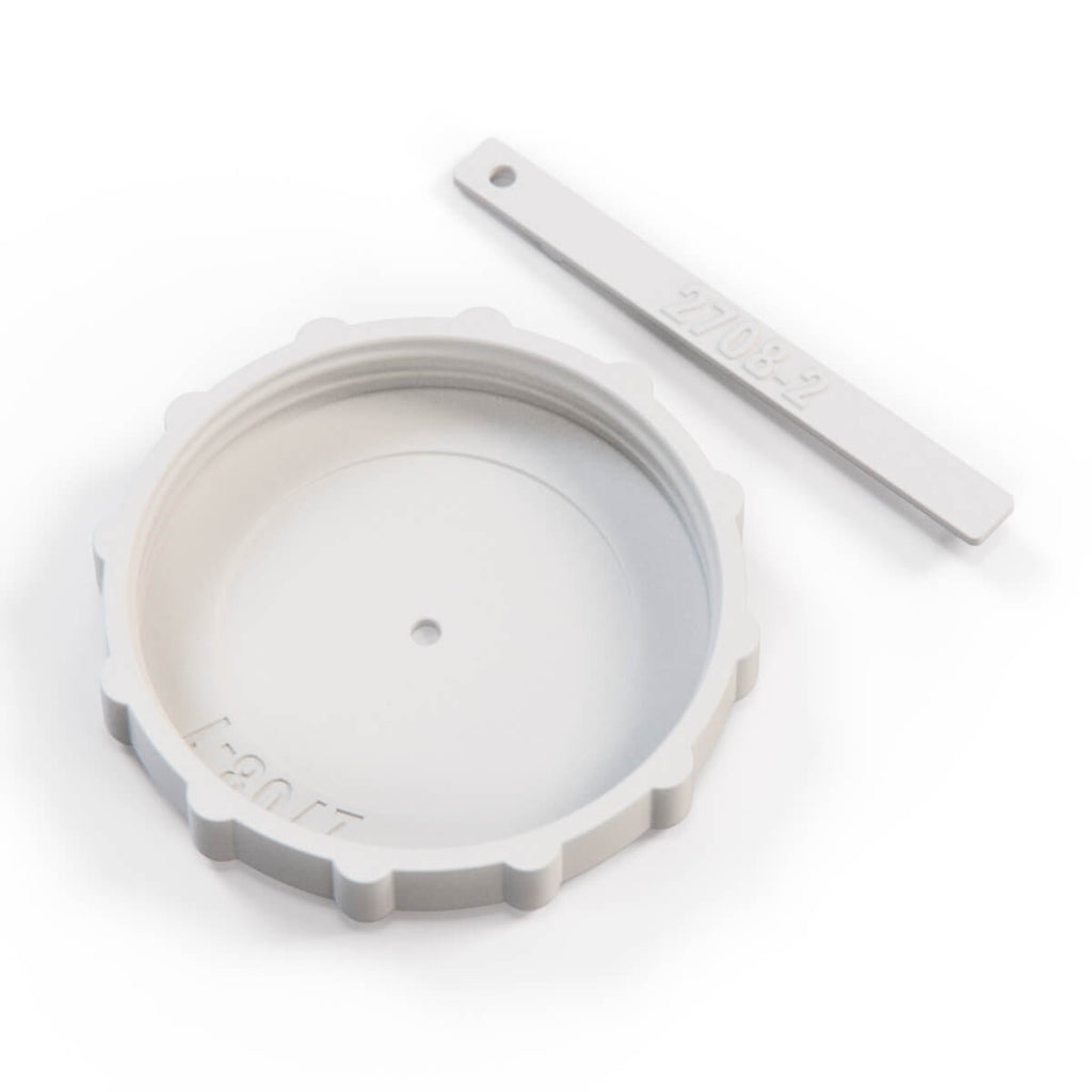 Mercedes-Benz W123 W124 W126 Windscreen Washer Reservoir Filler Cap Clear (A1238690172) — view 4