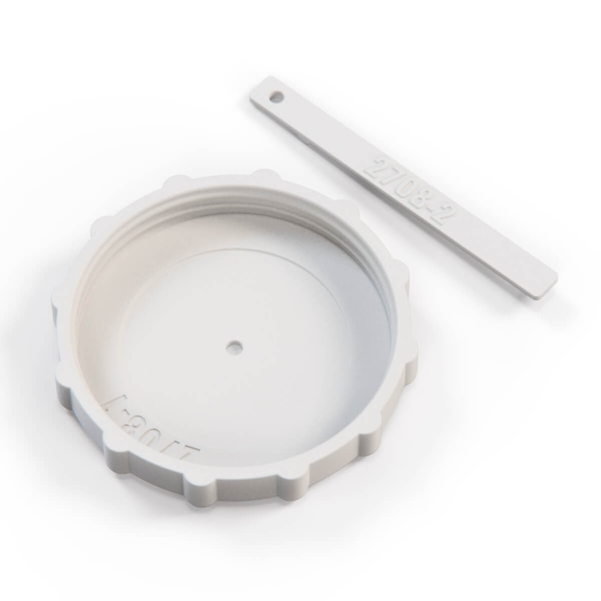 Mercedes-Benz W123 W124 W126 Windscreen Washer Reservoir Filler Cap Clear (A1238690172) — view 4