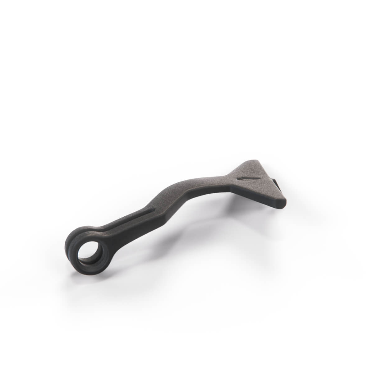 Mercedes-Benz W124 Hood Latch Mechanism Unlock Handle Black (A1248870527) — view 3