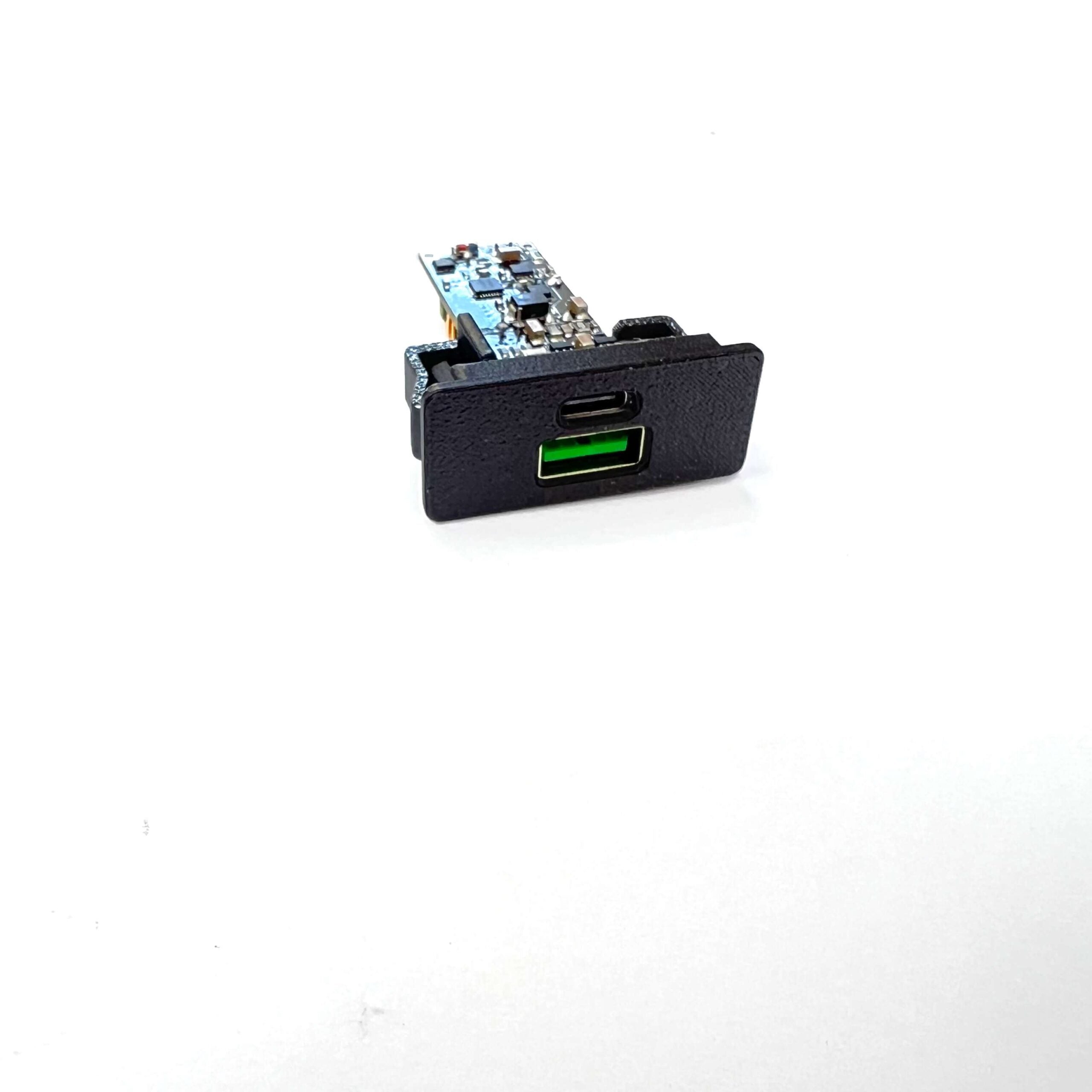 Mercedes-Benz W124 W201 Center Console Switch Blank with Usb Charger — view 3