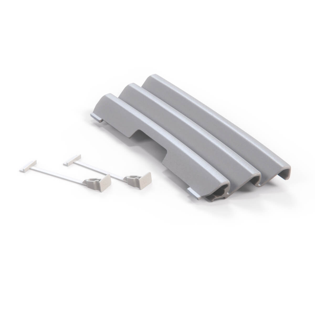 Mercedes-Benz W126 C126 Front Bumper Tow Hook Cover Grille Primed (A1268800205) — view 4