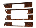Mercedes-Benz W126 Door Panel Wooden Trims Complete Set (A1267200322 / A1267200422)
