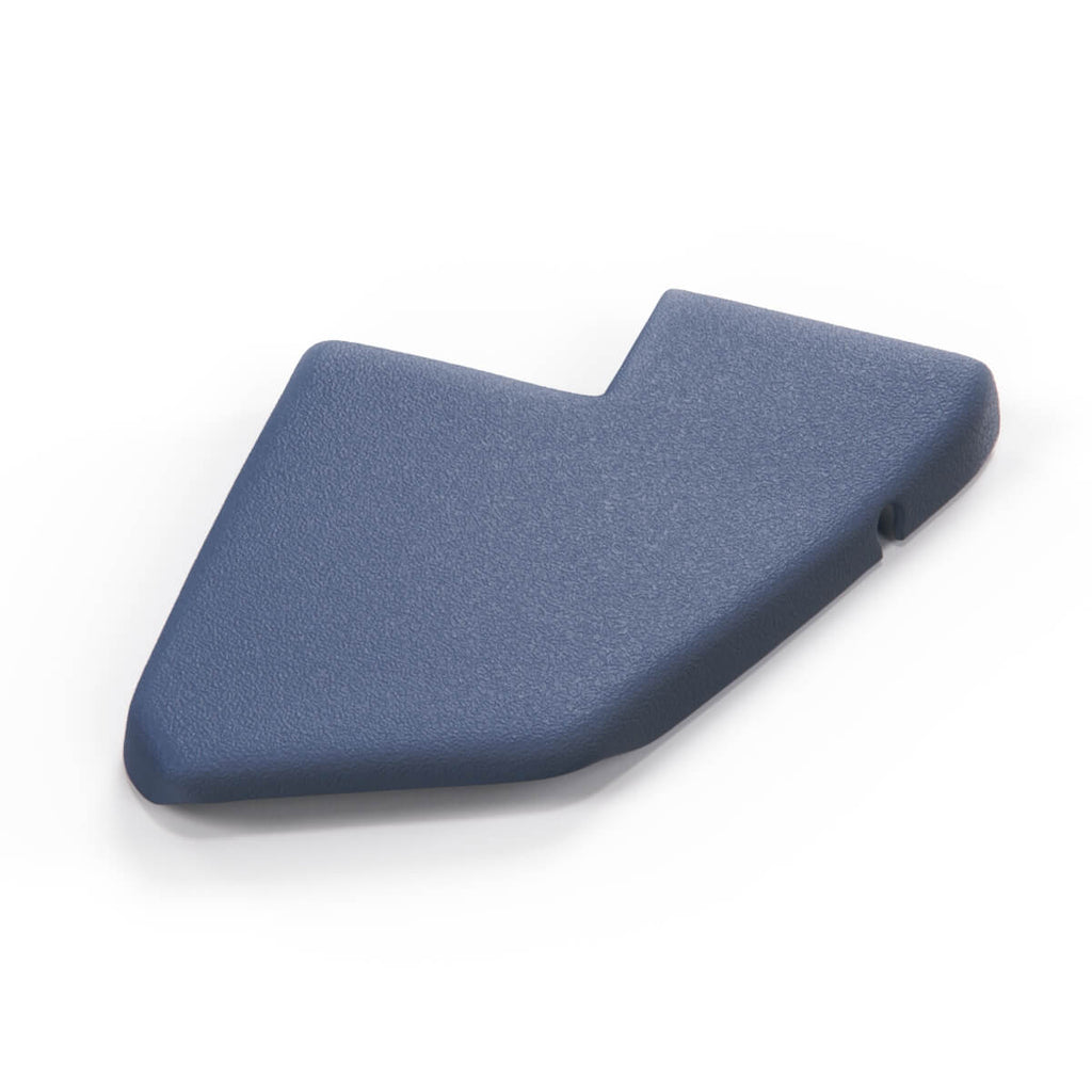 Mercedes-Benz W126 Front Orthopaedics Seat Belt Buckle Cover Trim All Colours Right, Blau — Left / Blau (Dark-Blue)