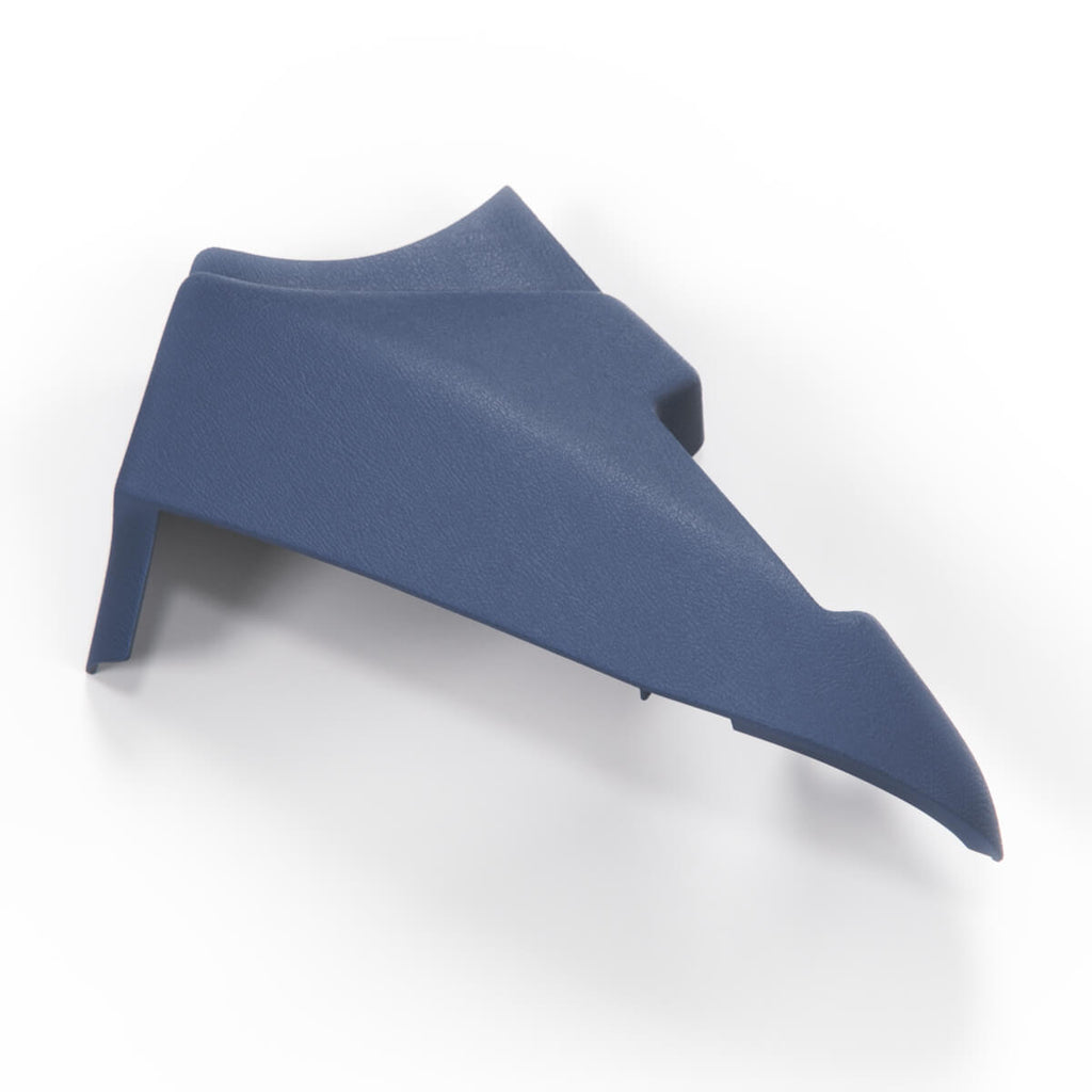 Mercedes-Benz W126 C126 SEC Facelift Front Seat Inner Side Cover Trim All Colours Right — Left / Blau (Dark-Blue)